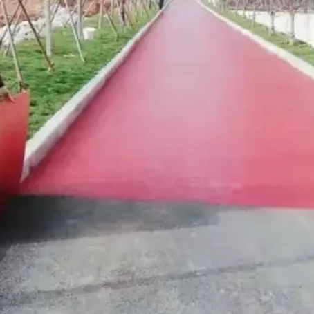 桦甸​ 彩色路面喷涂翻新是一种低成本